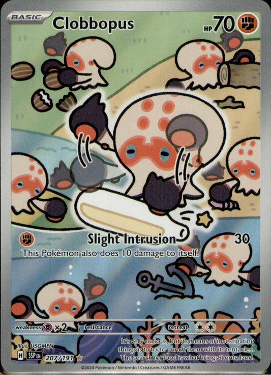 Clobbopus Illustration Rare SV08: Surging Sparks 207/191 NM