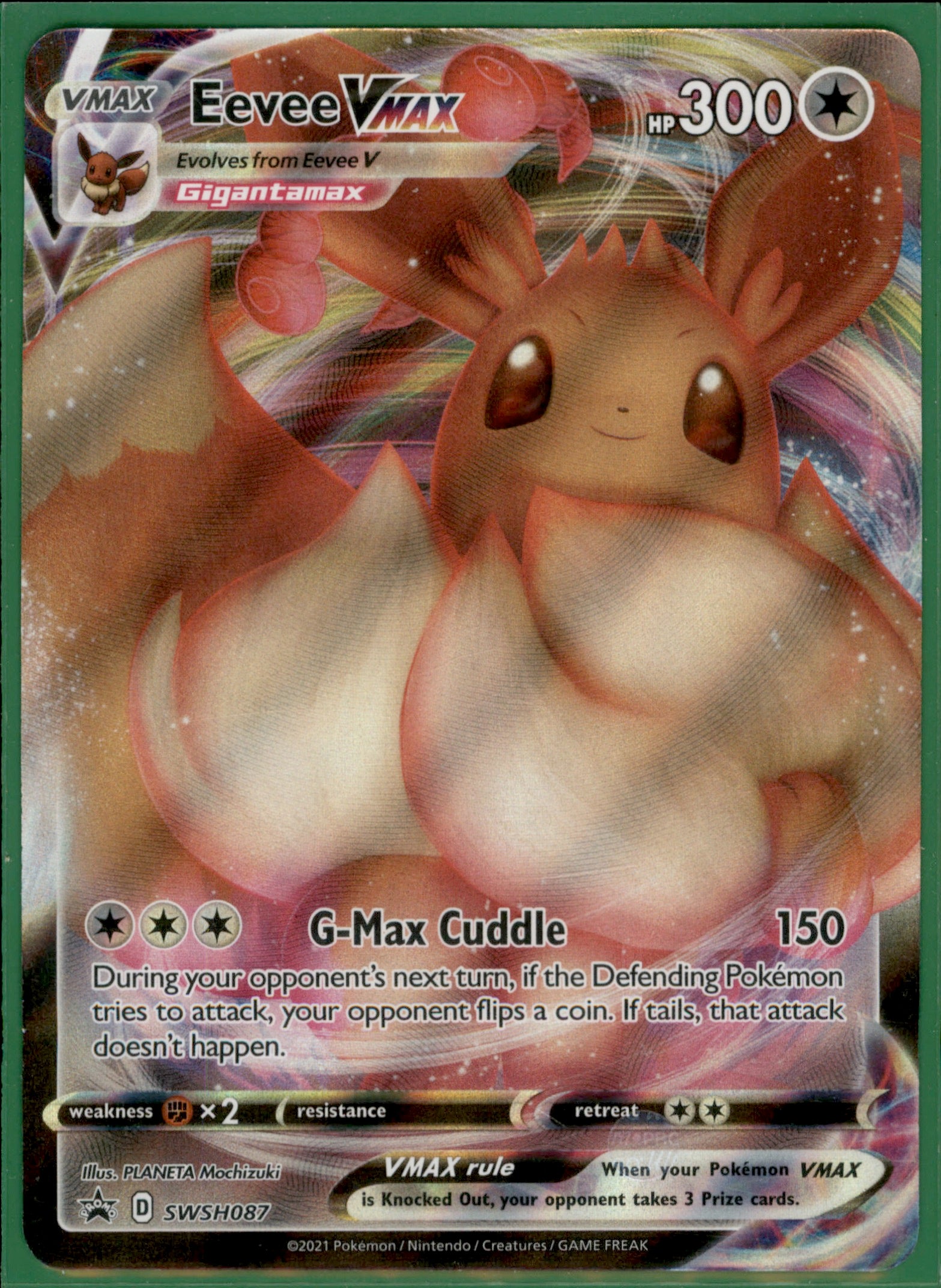 Eevee VMAX Promo SWSH: Sword & Shield Promo Cards SWSH087 NM
