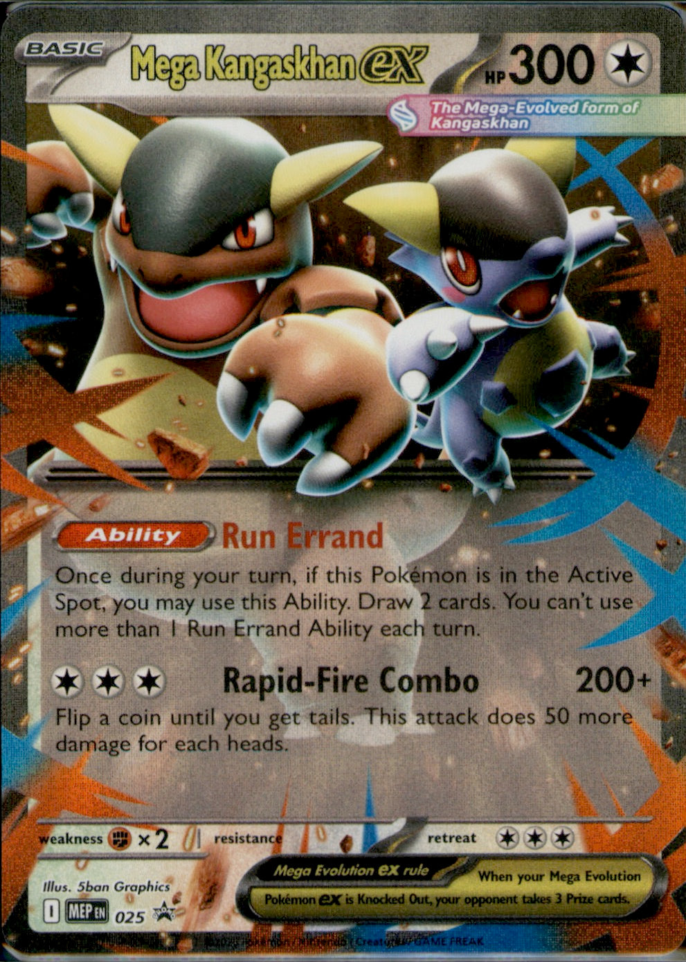 Mega Kangaskhan ex Promo ME: Mega Evolution Promo 025 NM