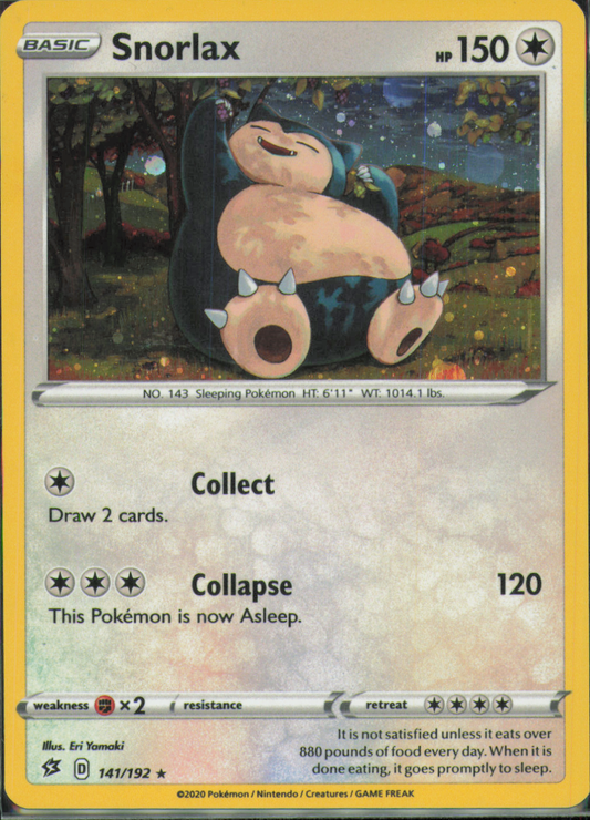 Snorlax - (Cosmos Holo) Promo Miscellaneous Cards & Products 141/192 NM