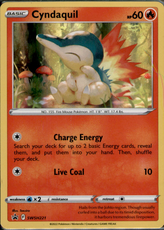 Cyndaquil Promo SWSH: Sword & Shield Promo Cards SWSH221 NM