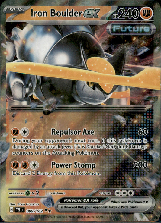 Iron Boulder ex Double Rare SV05: Temporal Forces 099/162 NM