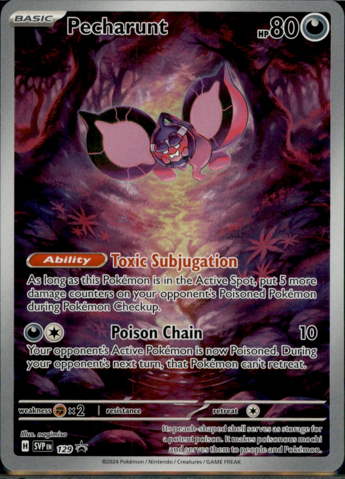 Pecharunt Promo SV: Scarlet & Violet Promo Cards 129 NM