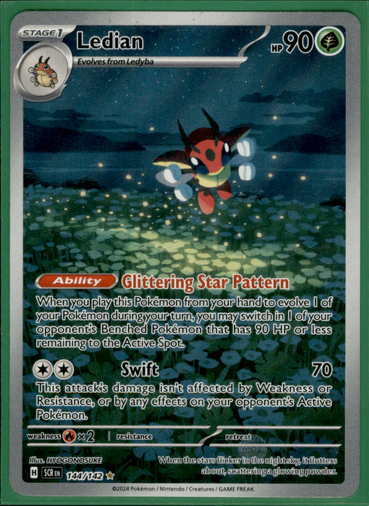 Ledian - Illustration Rare SV07: Stellar Crown 144/142 NM