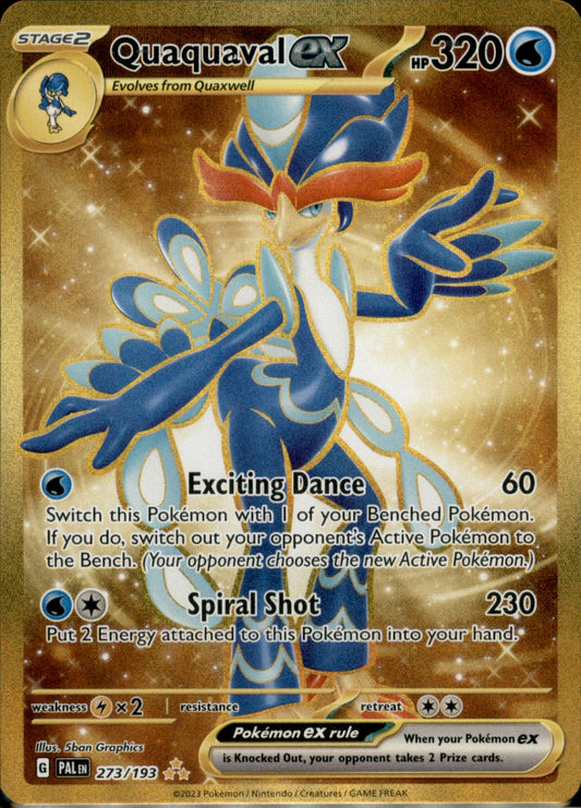 Quaquaval ex Hyper Rare SV02: Paldea Evolved 273/193 NM