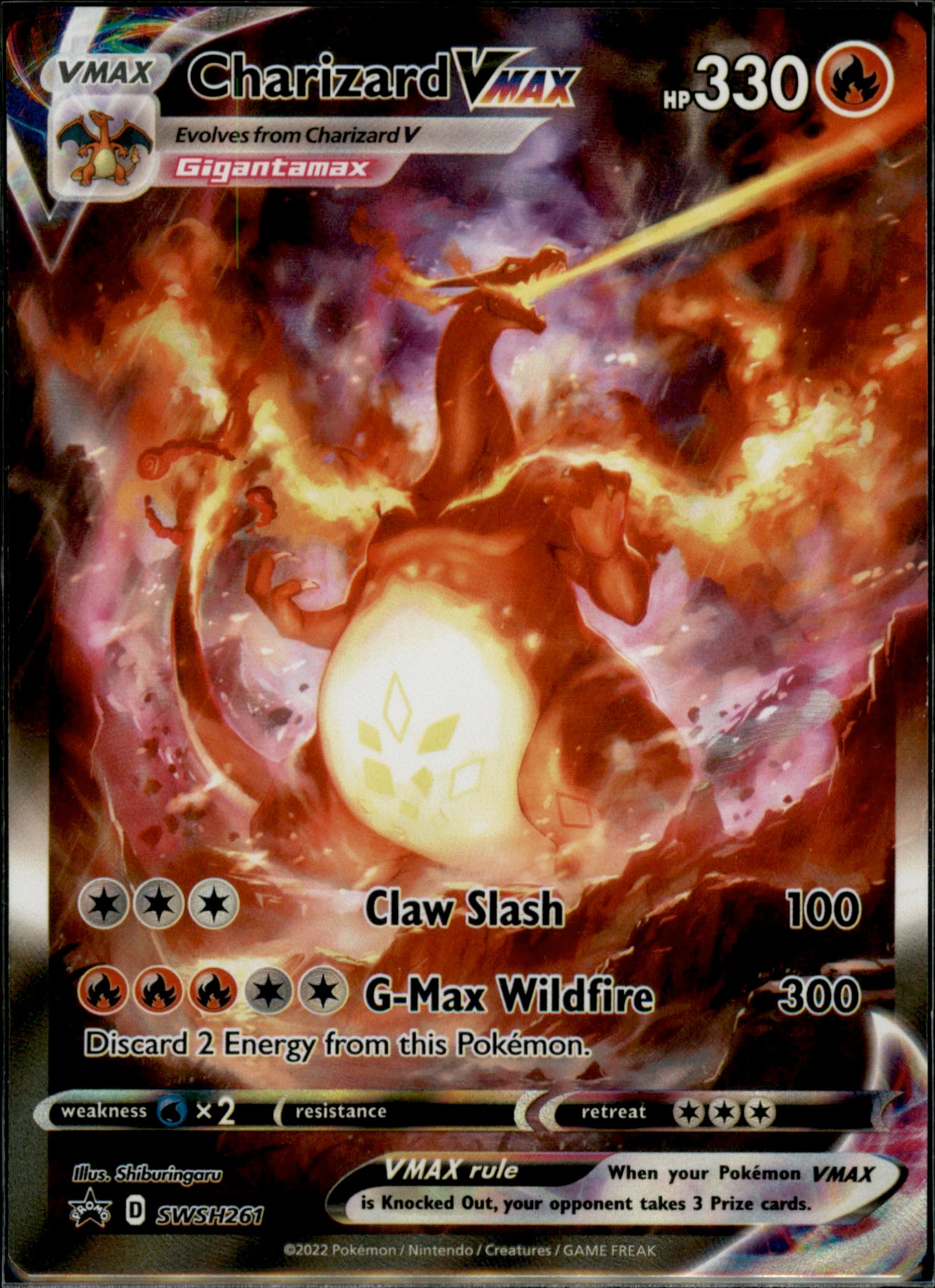 Charizard VMAX Promo SWSH: Sword & Shield Promo Cards SWSH261 NM