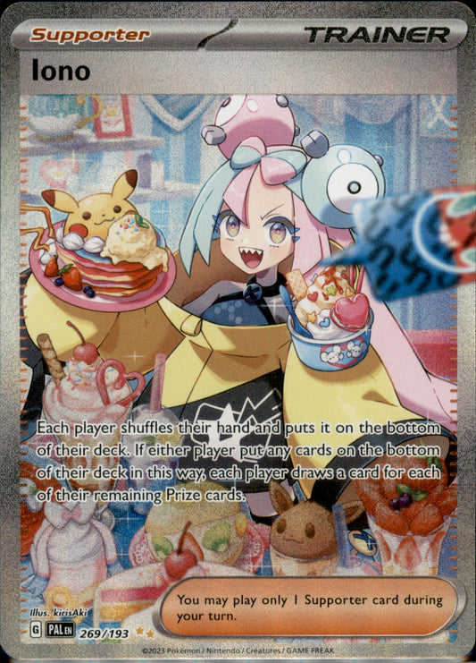 Iono Special Illustration Rare SV02: Paldea Evolved 269/193 NM