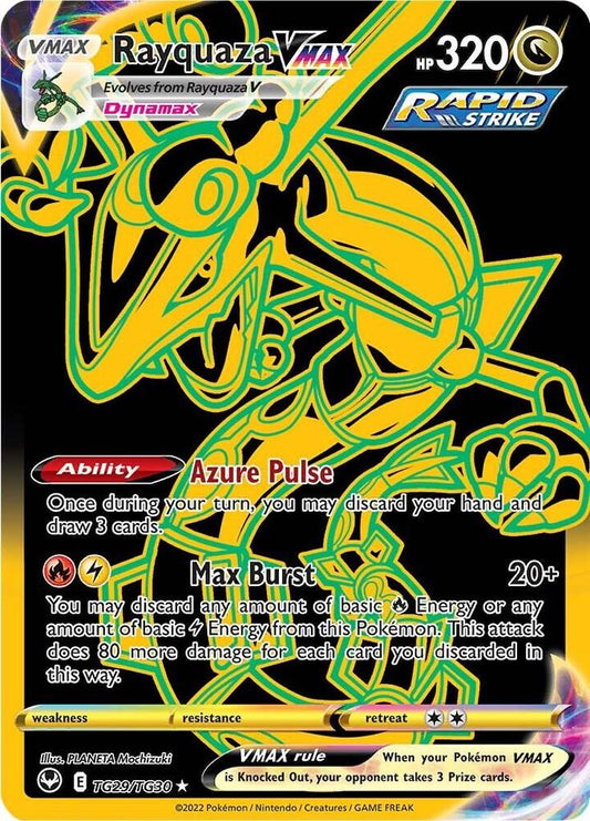 Rayquaza VMAX (Secret) Secret Rare SWSH12: Silver Tempest TG29/TG30 NM