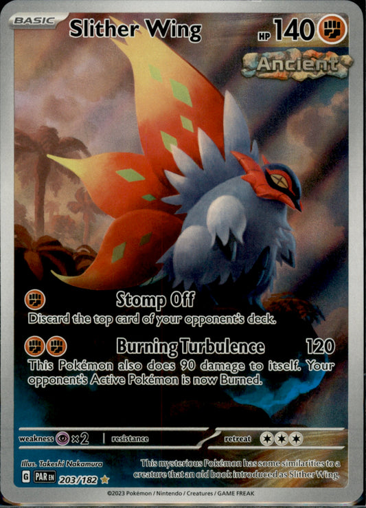 Slither Wing Illustration Rare SV04: Paradox Rift 203/182 NM