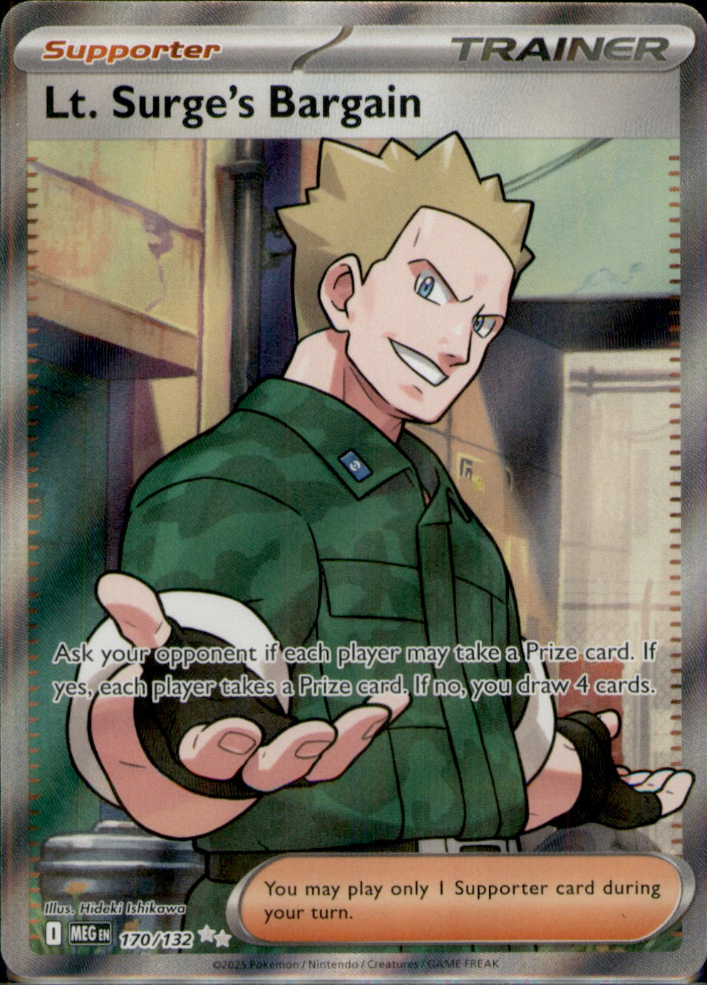 Lt. Surge's Bargain - Ultra Rare ME01: Mega Evolution 170/132 NM