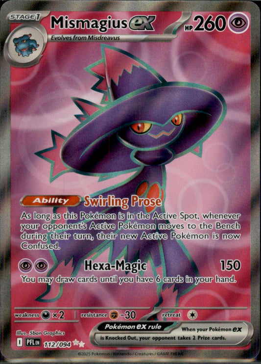 Mismagius ex Ultra Rare ME02: Phantasmal Flames 112/094 NM