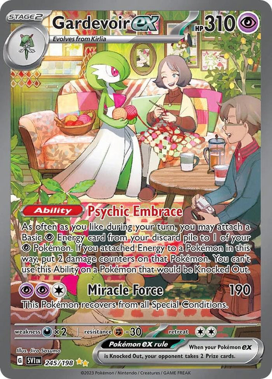 Gardevoir ex Special Illustration Rare SV01: Scarlet & Violet Base Set 245/198 NM (Back)