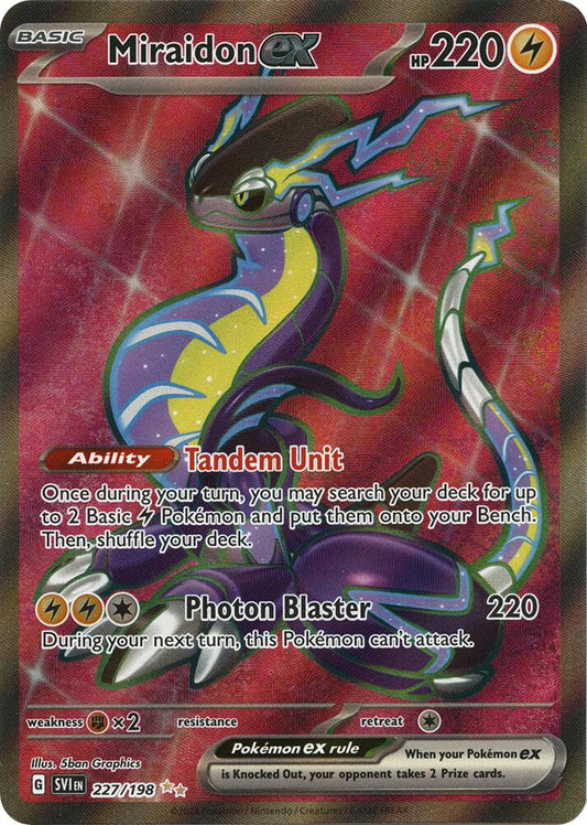 Miraidon ex Ultra Rare SV01: Scarlet & Violet Base Set 227/198 NM