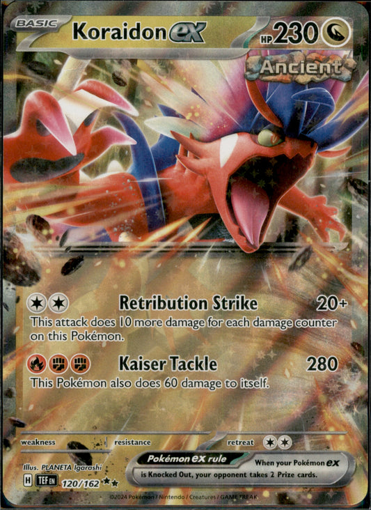 Koraidon ex Double Rare SV05: Temporal Forces 120/162 NM