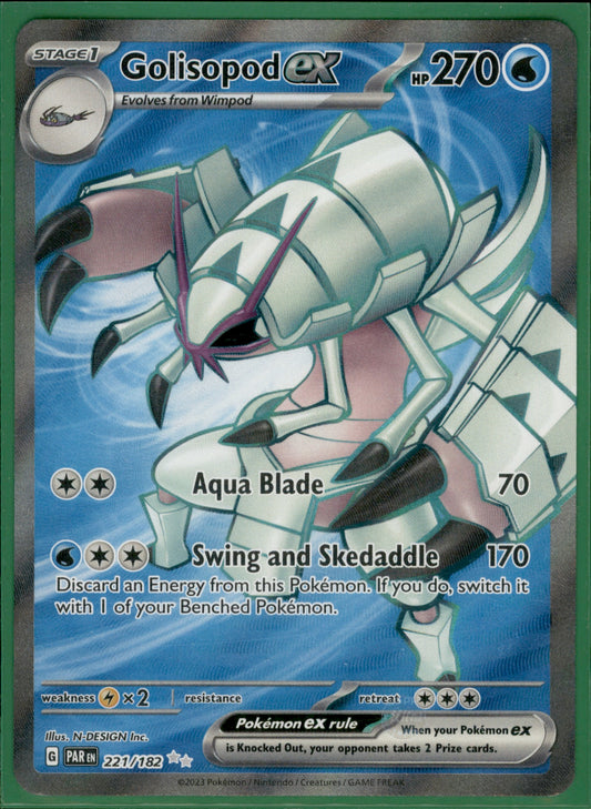 Golisopod ex Ultra Rare SV04: Paradox Rift 221/182 NM