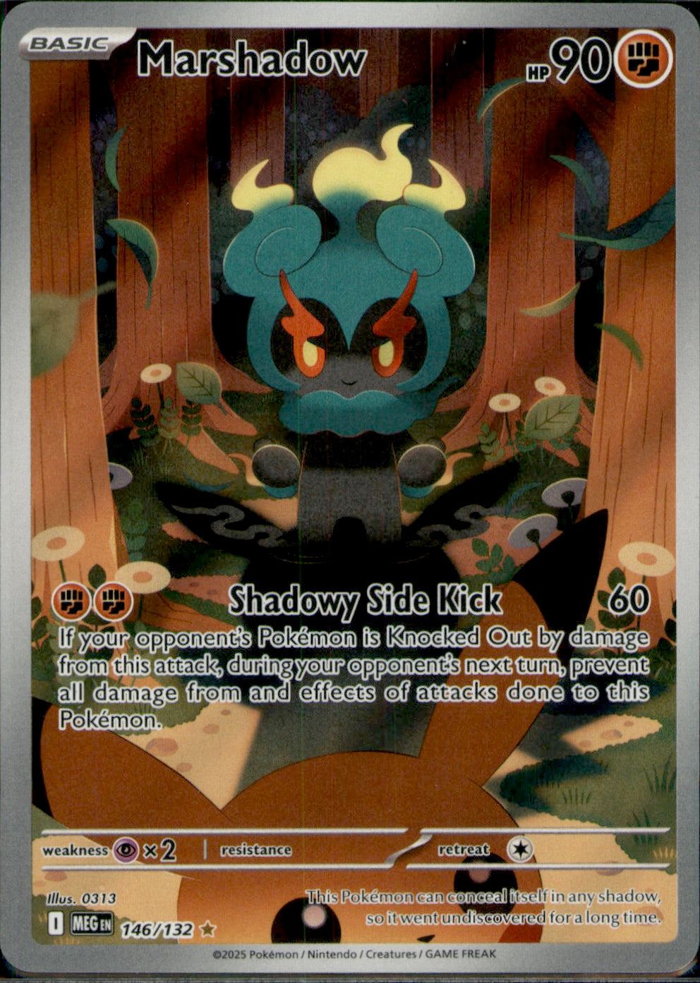 Marshadow Illustration Rare ME01: Mega Evolution 146/132 NM