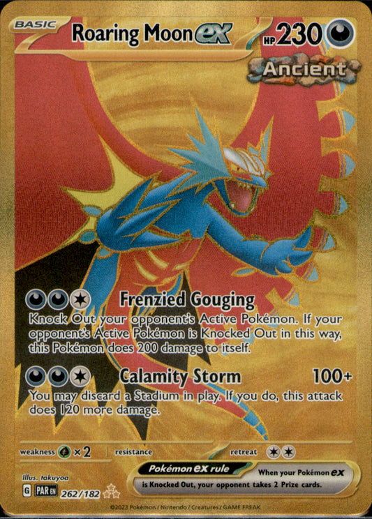 Roaring Moon ex - Hyper Rare SV04: Paradox Rift 262/182 NM