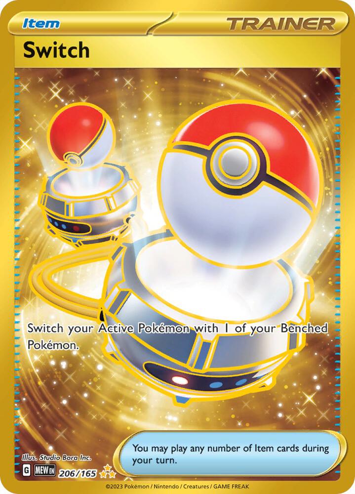 Switch Hyper Rare SV: Scarlet & Violet 151 206/165 NM