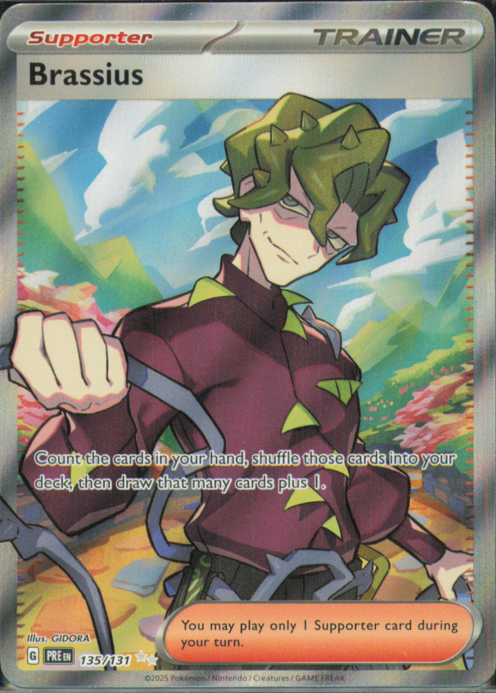 Brassius Ultra Rare SV: Prismatic Evolutions 135/131 NM
