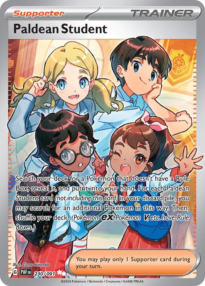 Paldean Student Ultra Rare SV: Paldean Fates 230/091 NM