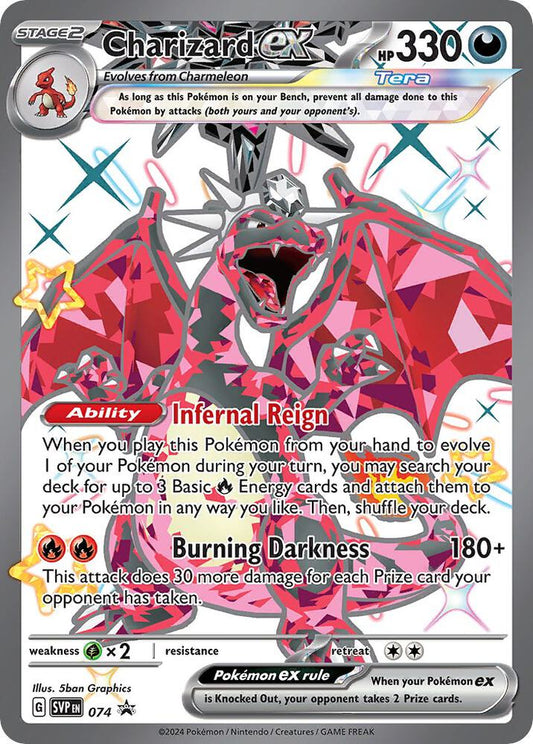 Charizard ex Promo SV: Scarlet & Violet Promo Cards 074 NM
