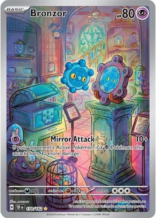 Bronzor Illustration Rare SV05: Temporal Forces 170/162 NM