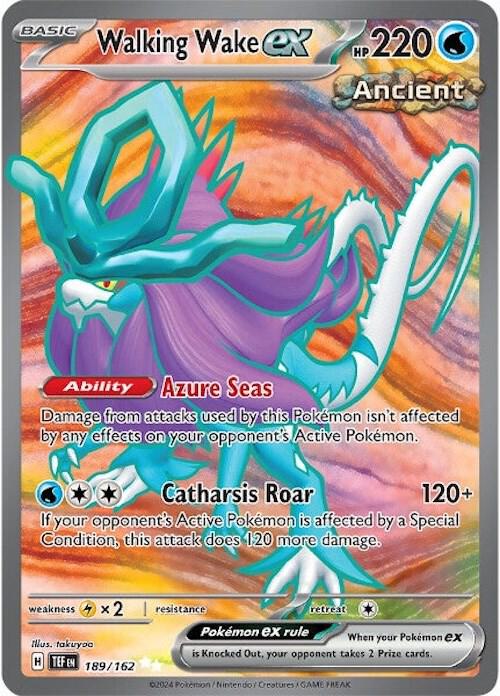 Walking Wake ex Ultra Rare SV05: Temporal Forces 189/162 NM