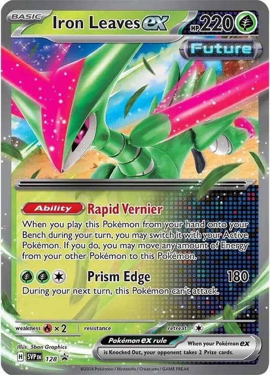 Iron Leaves ex - Promo SV: Scarlet & Violet Promo Cards 128 NM (Back)