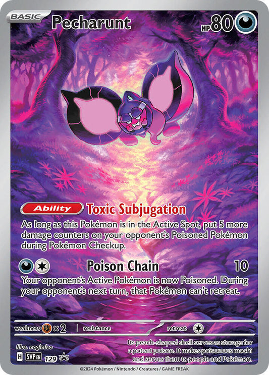 Pecharunt - Promo SV: Scarlet & Violet Promo Cards 129 NM (Back)