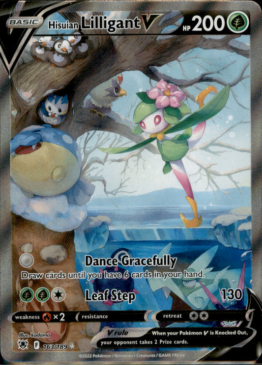 Hisuian Lilligant V (Alternate Full Art) SWSH10: Astral Radiance 163/189 NM
