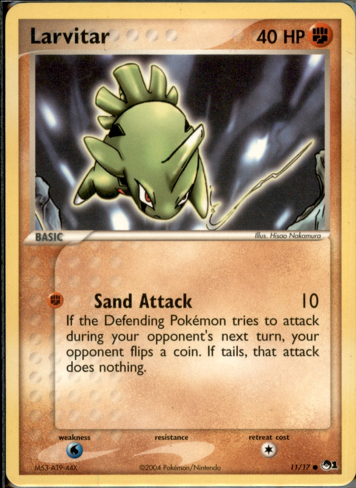 Larvitar Common POP Series 1 011/017 NM