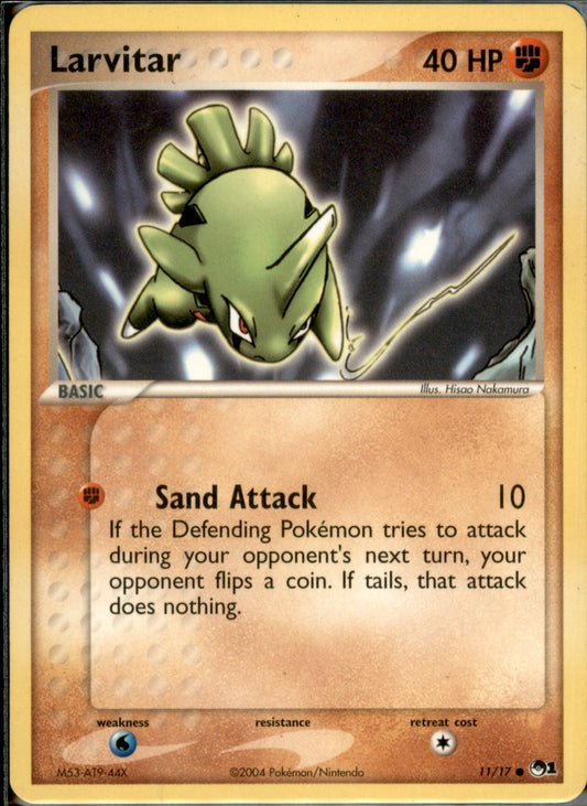 Larvitar Common POP Series 1 011/017 NM