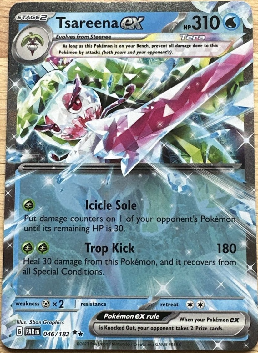 Tsareena ex - Double Rare SV04: Paradox Rift 046/182 NM