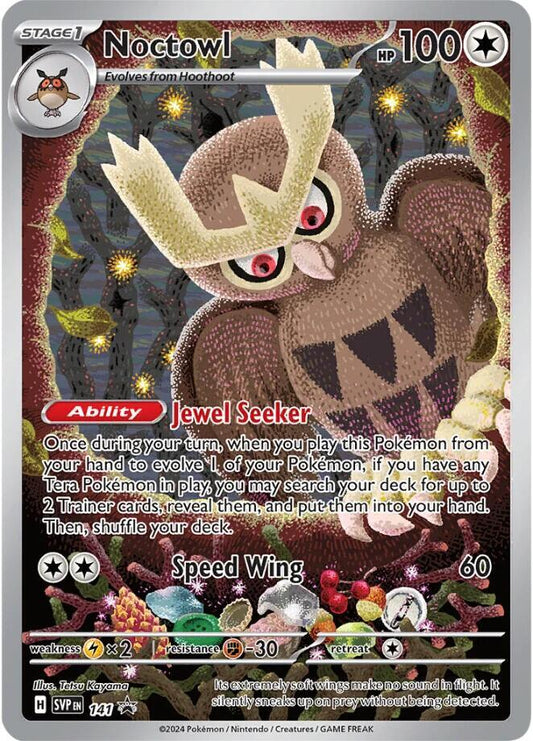 Noctowl - Promo SV: Scarlet & Violet Promo Cards 141 NM (Back)