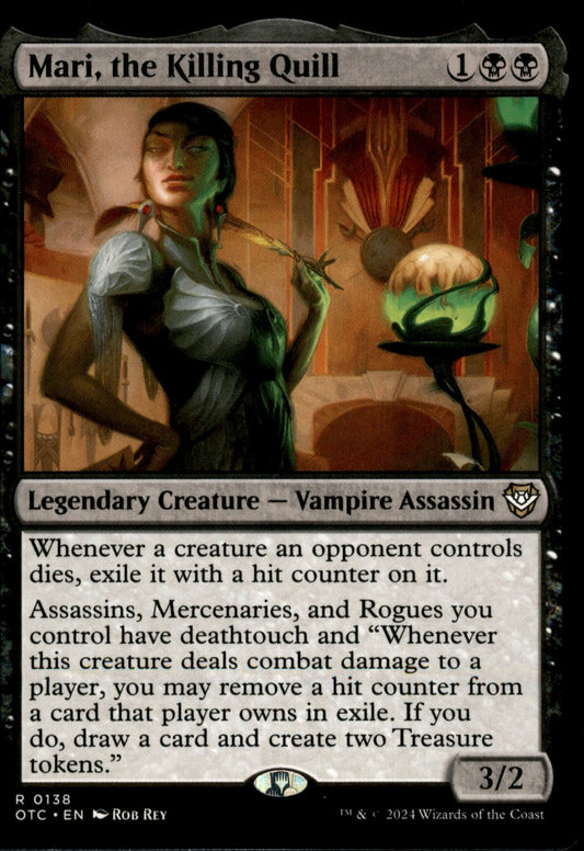 Mari, the Killing Quill R Commander: Outlaws of Thunder Junction 138 NM