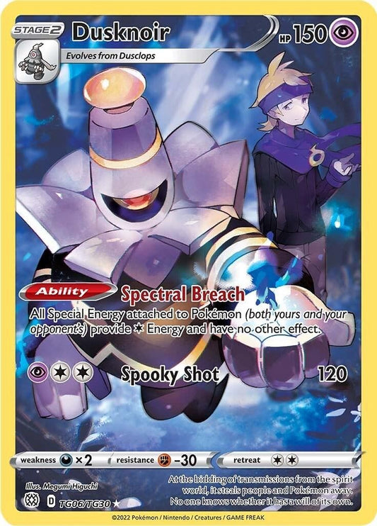 Dusknoir Ultra Rare SWSH09: Brilliant Stars Trainer Gallery TG06/TG30 NM