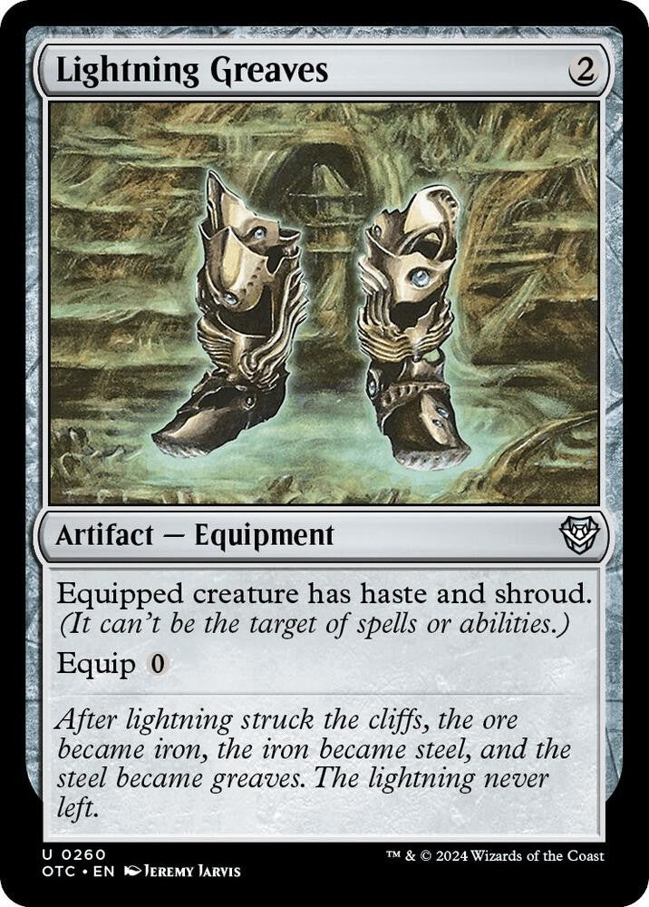 Lightning Greaves U Commander: Outlaws of Thunder Junction 260 NM
