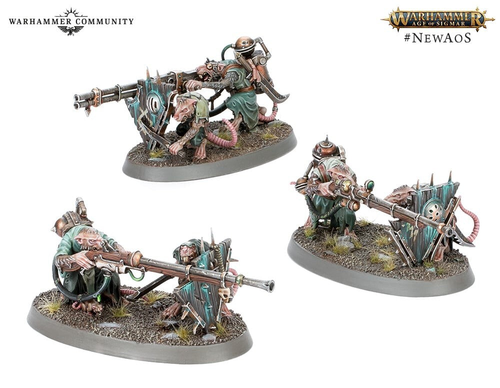Age of Sigmar - Skaventide - Skaven - Warplock Jezzails