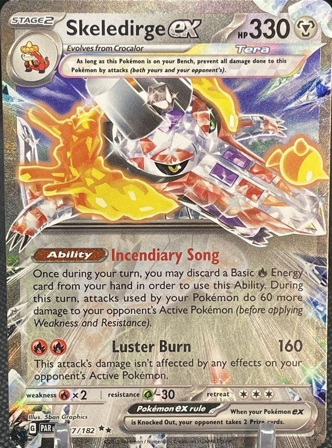 Skeledirge ex Double Rare SV04: Paradox Rift 137/182 NM