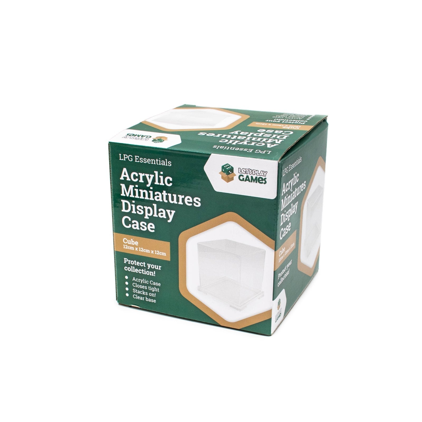 LPG Essentials Acrylic Miniatures Display Case - Cube