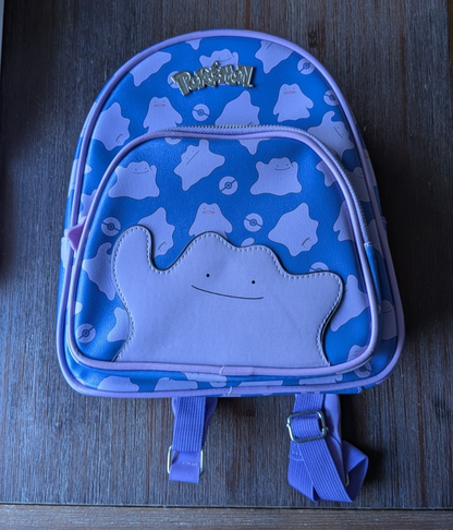 Brand New w/ Tag - Pokemon - Ditto All-Over-Print Mini Backpack