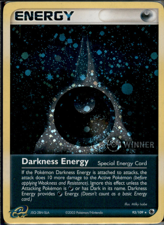 Darkness Energy (Special) - (Cosmos Holo) [Winner] League & Championship 93/109 