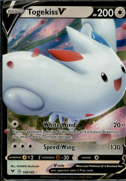 Togekiss V Ultra Rare SWSH04: Vivid Voltage 140/185 NM