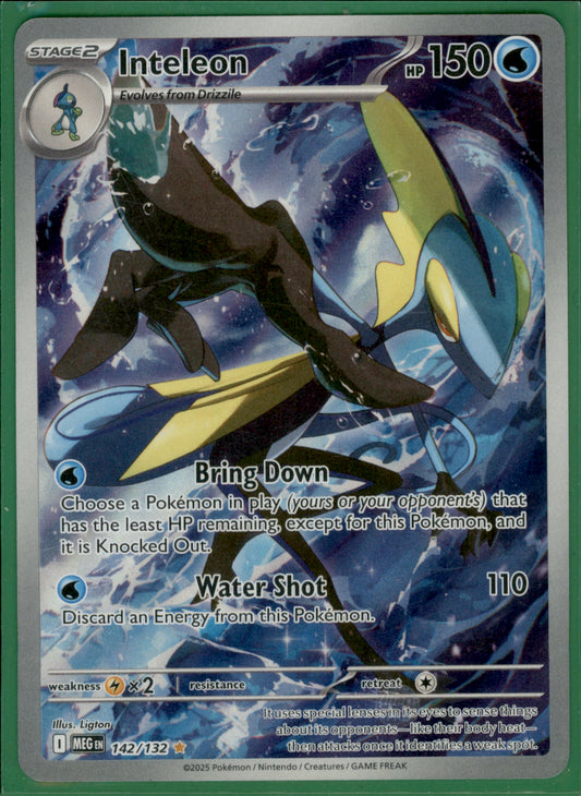 Inteleon Illustration Rare ME01: Mega Evolution 142/132 NM