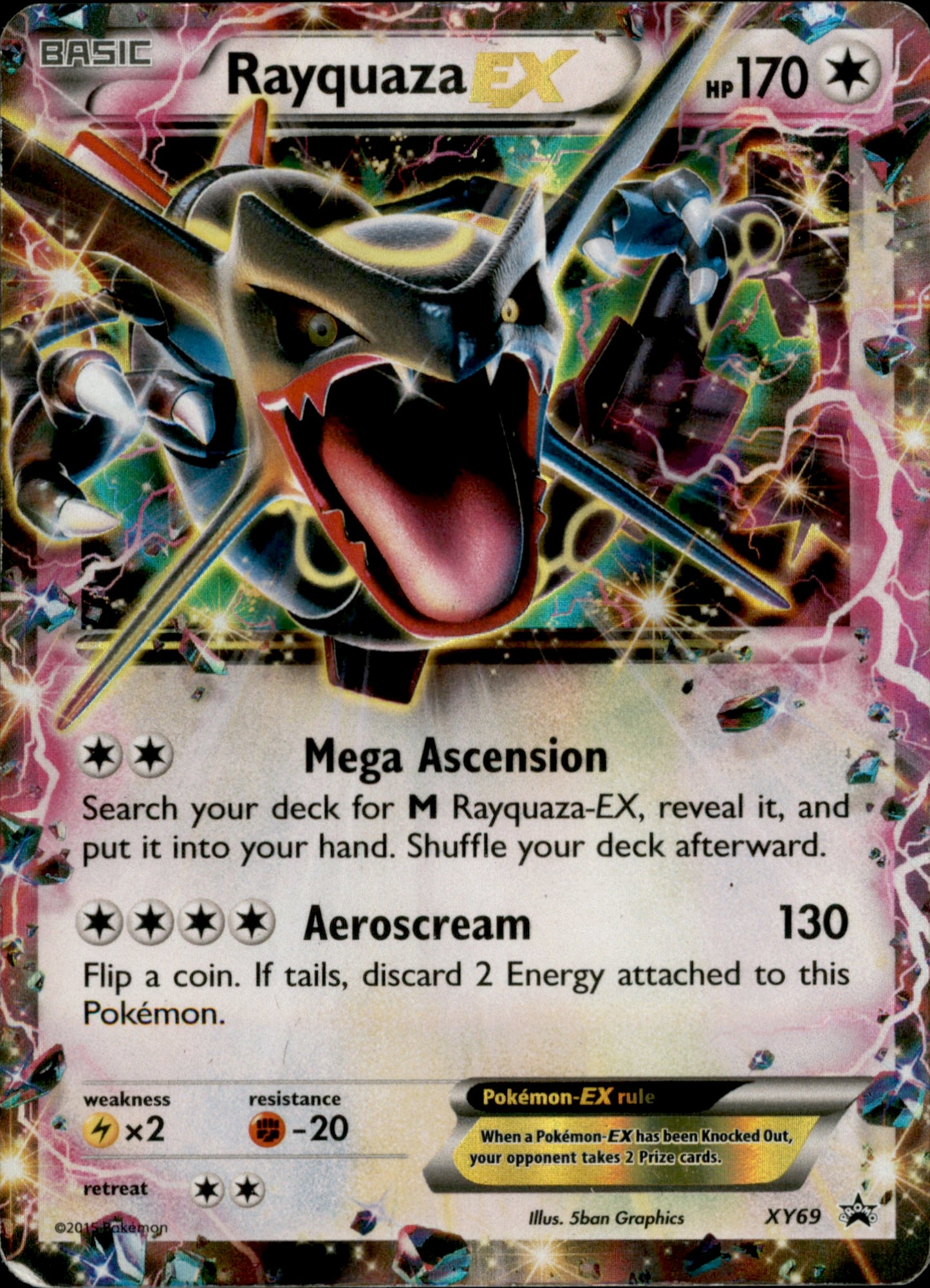 Rayquaza EX (Shiny) Promo XY Promos XY69 MP