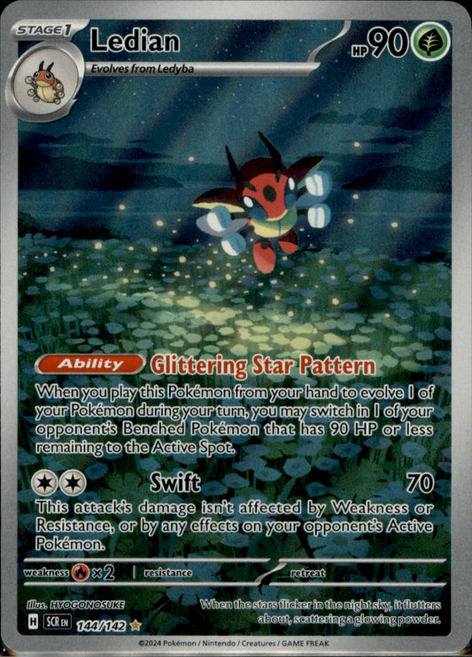 Ledian Illustration Rare SV07: Stellar Crown 144/142 NM