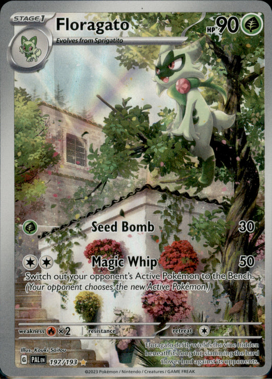 Floragato Illustration Rare SV02: Paldea Evolved 197/193 NM