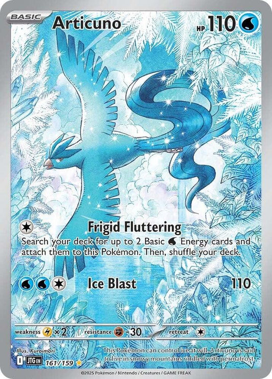 Articuno Illustration Rare SV09: Journey Together 161/159 NM