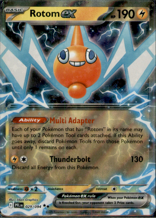 Rotom ex Double Rare ME02: Phantasmal Flames 029/094 NM