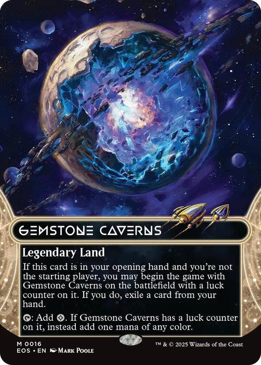 Gemstone Caverns () (Borderless) M Edge of Eternities: Stellar Sights 16 NM